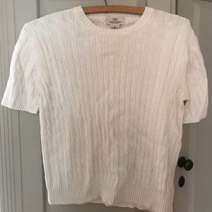 Women’s White Brooks Brothers Sweater